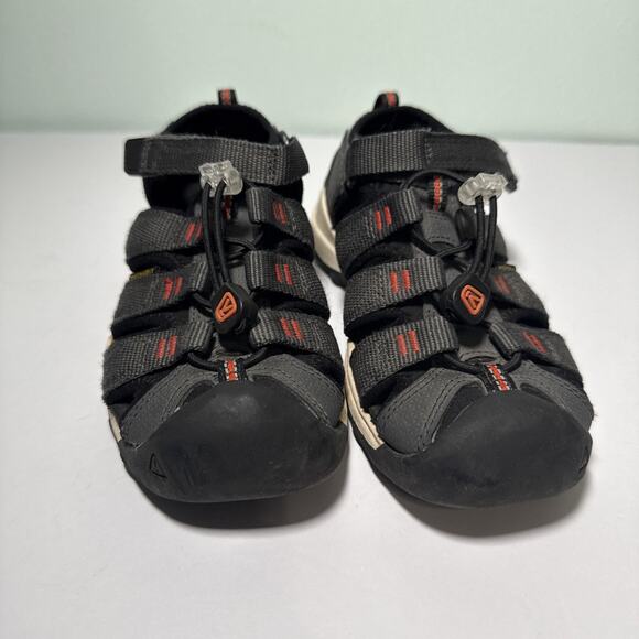 Keen Newport Neo H2 Sandals Grey/Orange Kids Size 13 - Picture 3 of 7